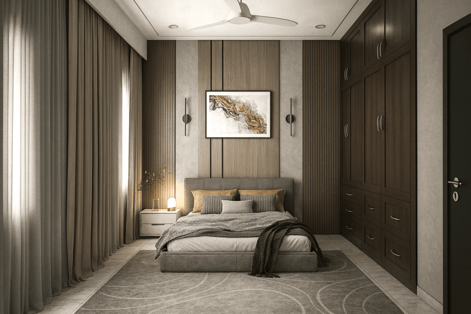 Modern Bedroom Makeover | A Refined Design Intervention