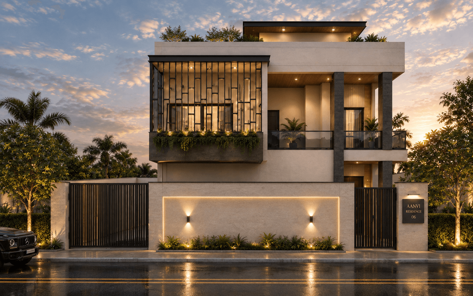 Contemporary Residential Exterior | Gurgaon