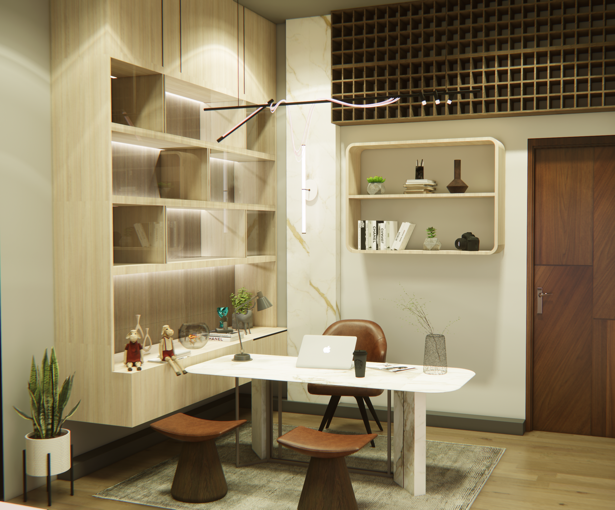 The Art of Contemporary Workspaces | Modern Luxury Study